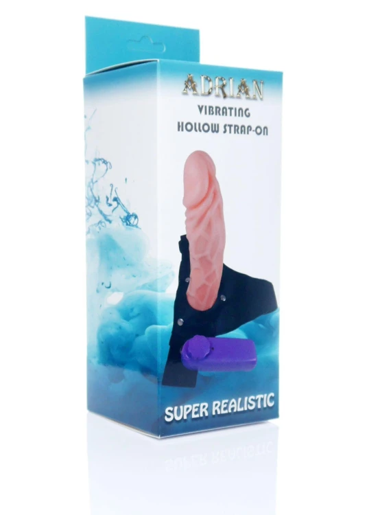 strap-on Hollow Adrian vibrating