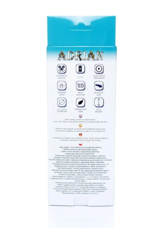 strap-on Hollow Adrian vibrating
