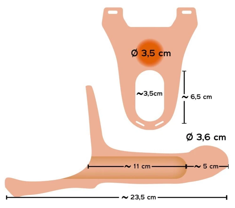 strap-on Silicone Sleeve  +5 cm medium