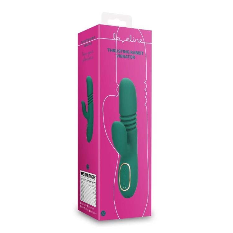 wibrator Loveline Thrusting Rabbit Vibrator