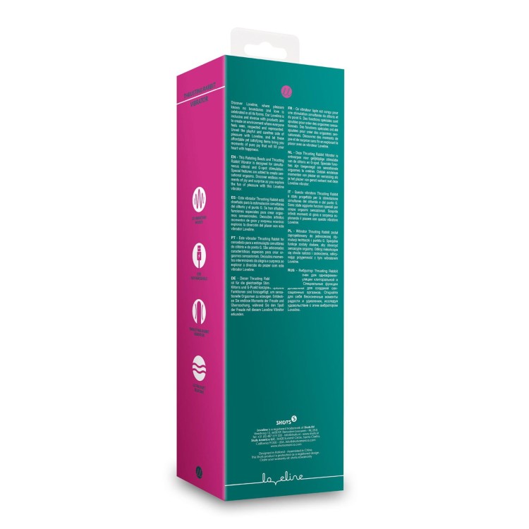 wibrator Loveline Thrusting Rabbit Vibrator