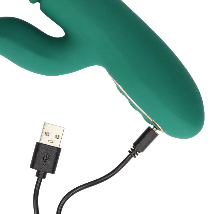wibrator Loveline Thrusting Rabbit Vibrator