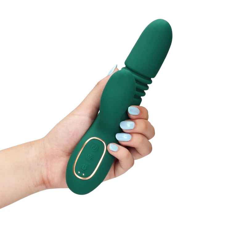 wibrator Loveline Thrusting Rabbit Vibrator
