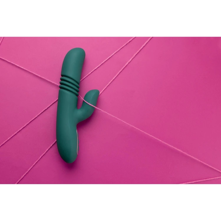 wibrator Loveline Thrusting Rabbit Vibrator