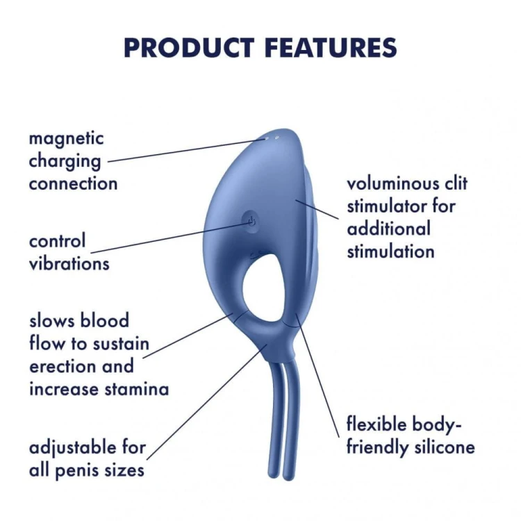 pierścień Satisfyer Swordsman Blue