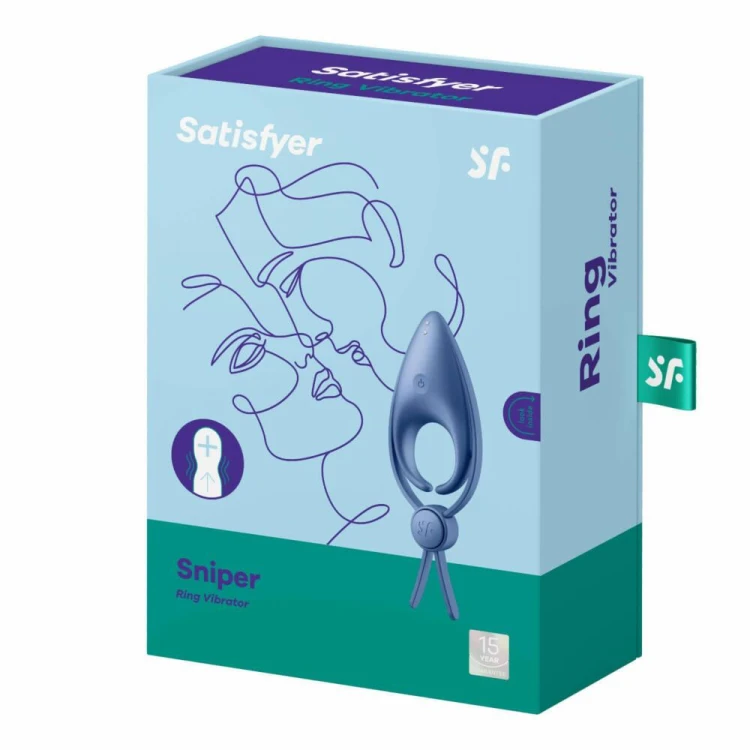 pierścień Satisfyer Sniper Blue