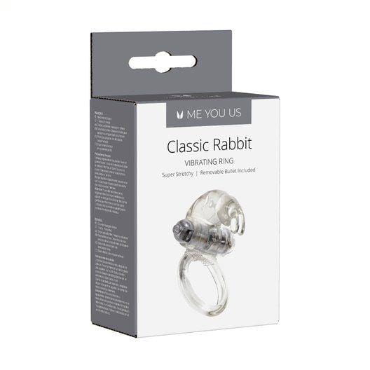 pierścień Me You Us Classic Rabbit Transparent