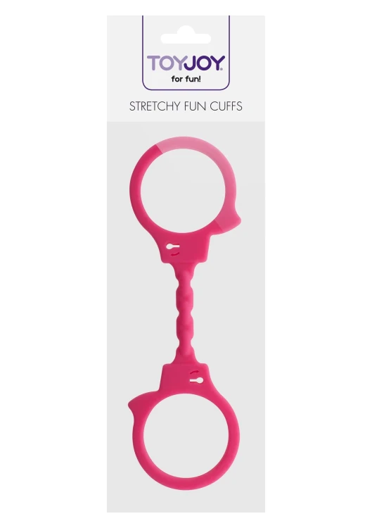 kajdanki Stretchy Fun Cuffs Pink