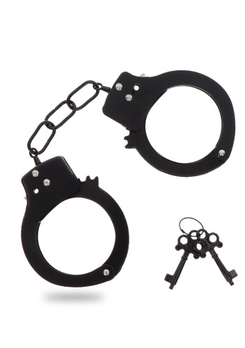 kajdanki Metal Handcuffs Black