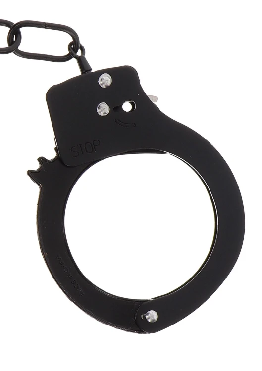 kajdanki Metal Handcuffs Black