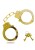 kajdanki Metal Handcuffs Gold