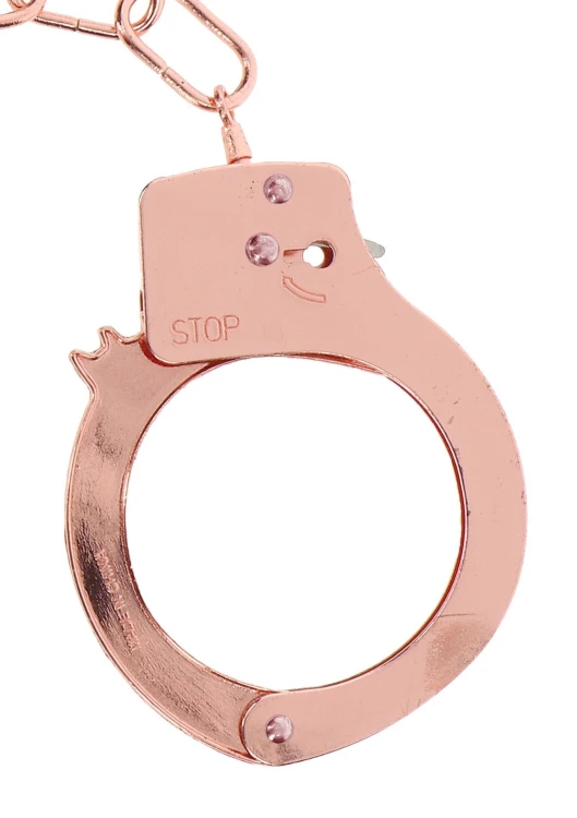 kajdanki Metal Handcuffs Rose Gold