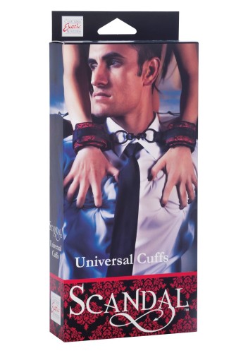 kajdanki Scandal Universal Cuffs Black