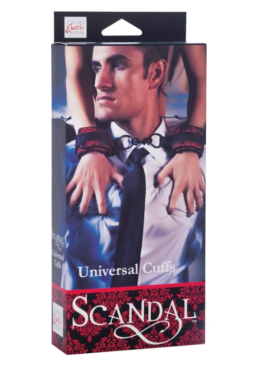kajdanki Scandal Universal Cuffs Black