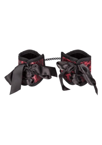 kajdanki Scandal Corset Cuffs Black