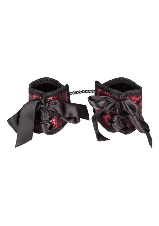 kajdanki Scandal Corset Cuffs Black