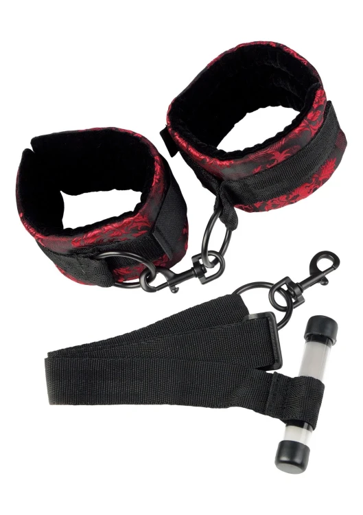 kajdanki na drzwi Scandal Over The Door Cuffs Black
