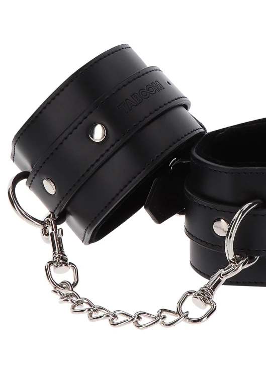 kajdanki TABOOM Wrist Cuffs Black