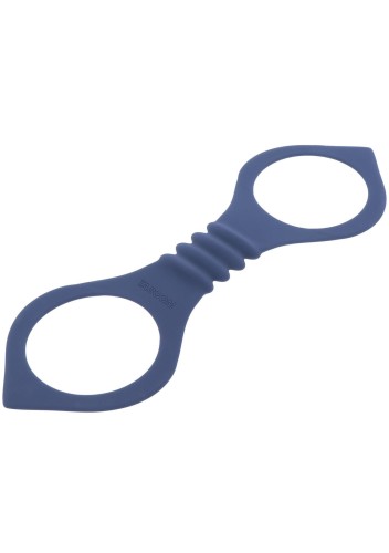 kajdanki na kostki Silicone Ankle Cuffs Blue