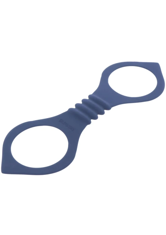kajdanki na kostki Silicone Ankle Cuffs Blue