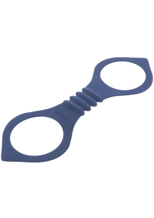 kajdanki na kostki Silicone Ankle Cuffs Blue