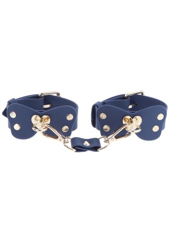 kajdanki na kostki Silicone Ankle Cuffs Set Blue