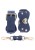 kajdanki na kostki Silicone Ankle Cuffs Set Blue