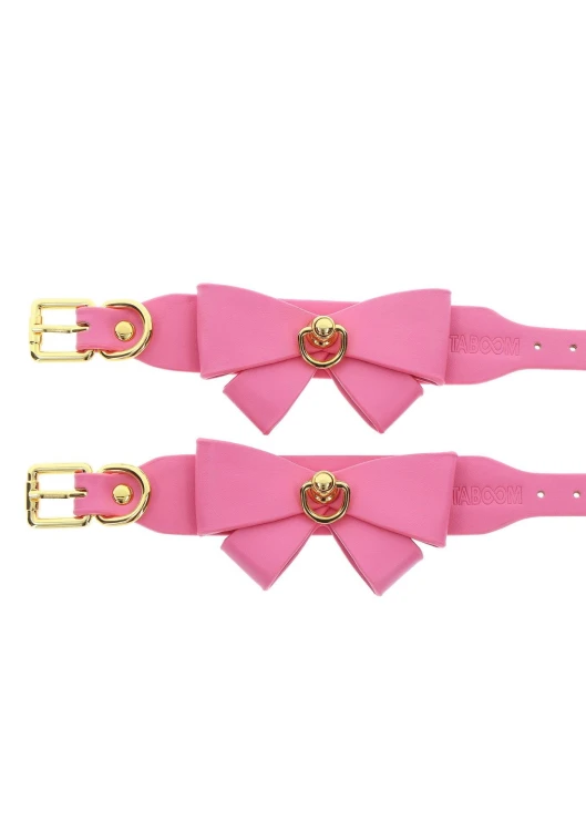 kakdanki na nadgarstki Wrist Cuffs Set Pink