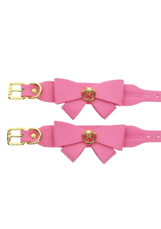 kakdanki na nadgarstki Wrist Cuffs Set Pink