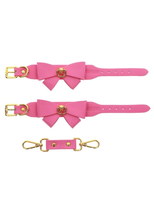 kajdanki na kostki Ankle Cuffs Set Pink
