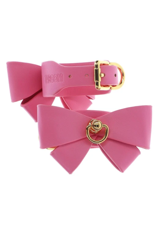 kajdanki na kostki Ankle Cuffs Set Pink