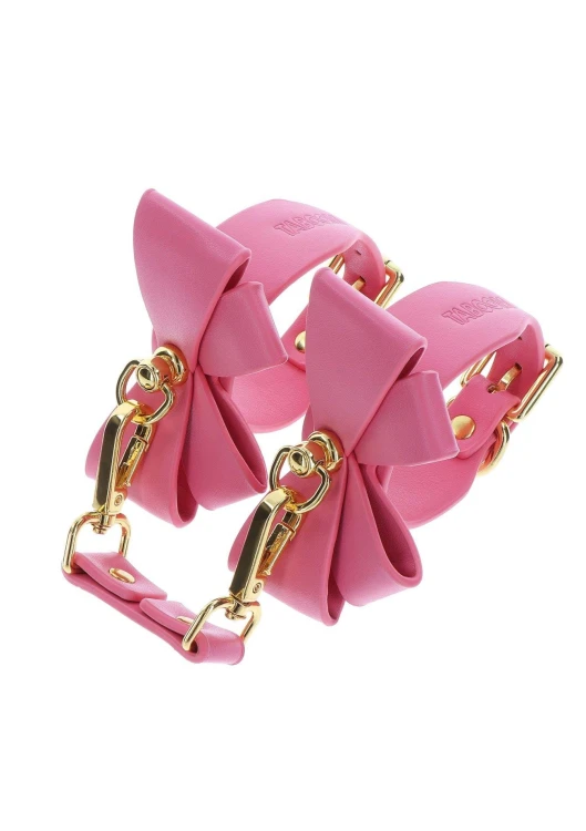 kajdanki na kostki Ankle Cuffs Set Pink