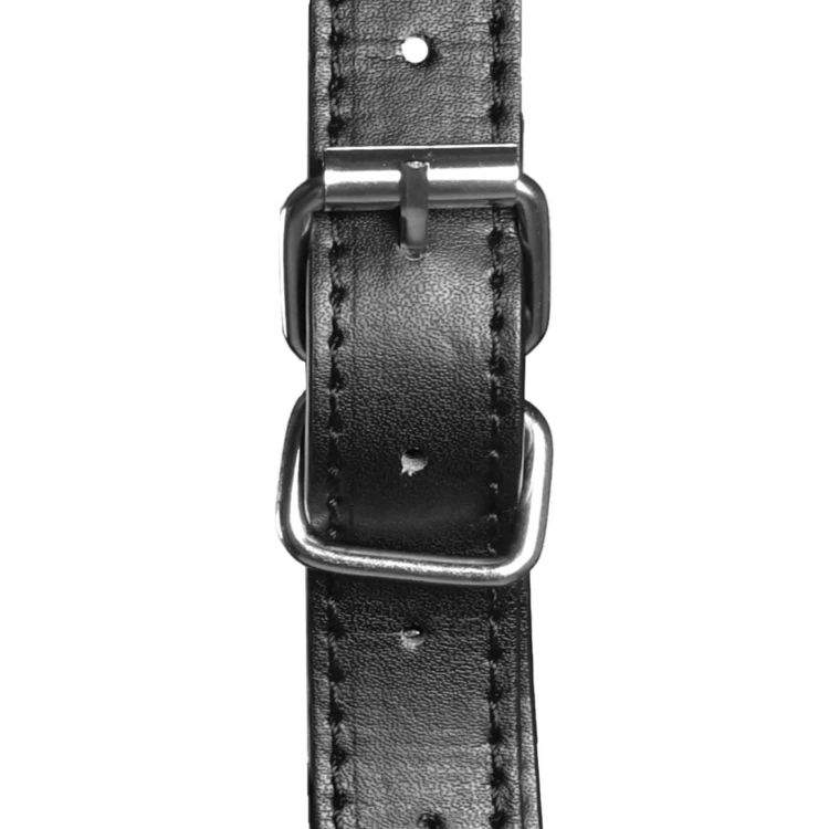 knebel Head Harness with Breathable Ball Gag and Nose Hooks - Black