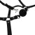 knebel Head Harness with Breathable Ball Gag and Nose Hooks - Black