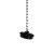 knebel Open Mouth Gag Head Harness with Funnel - Black