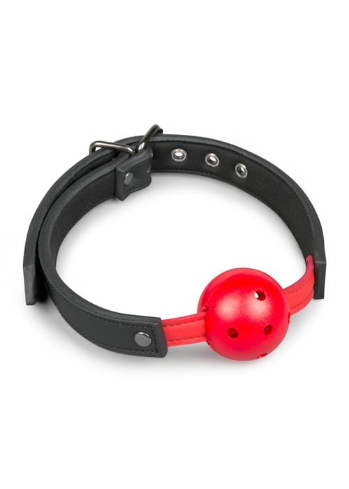 knebel Ball Gag With PVC Ball - Red
