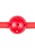 knebel Ball Gag With PVC Ball - Red