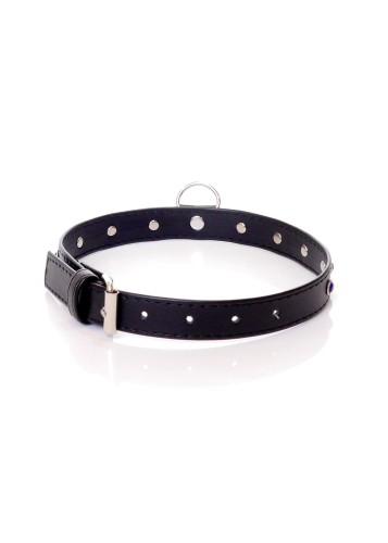 obroża Fetish B - Series Collar Navy Blue Crystal