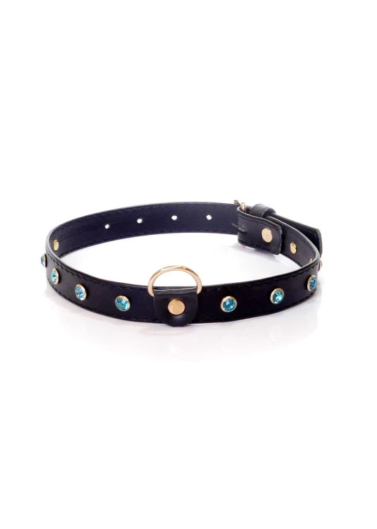 obroża Fetish B - Series Collar Turquoise Crystal