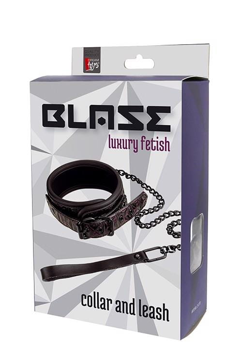 obroża BLAZE COLLAR AND LEASH PURPLE