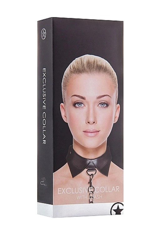 obroża Exclusive Collar & Leash Black