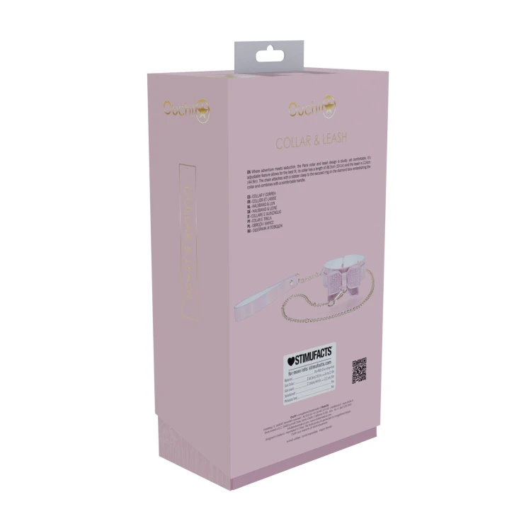 obroża Paris Collection Pink