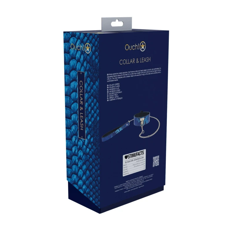 obroża Florence Collection Blue