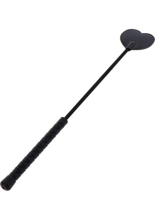 packa Crop Whip Heart Black