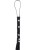 pejcz Short Studded Flogger Whip Black