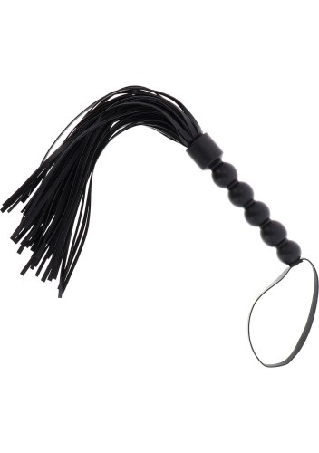 pejcz Short Beaded Flogger Whip Black