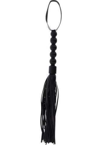 pejcz Short Beaded Flogger Whip Black