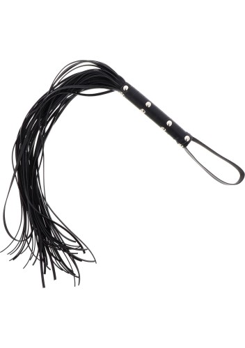pejcz Long Studded Flogger Whip Black