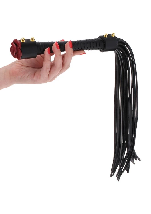 pejcz Wild Roses Whip Black