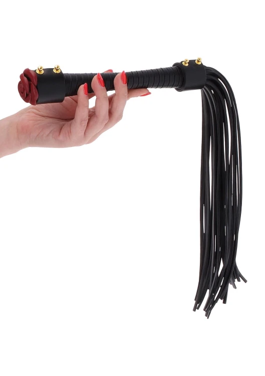 pejcz Wild Roses Whip Black